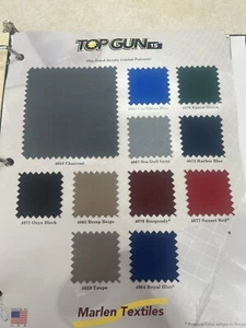 Top Gun 1S Marine Acrylic Coated Polyester Fabric 60" Wide Charcoal #4058 1yards - Picture 1 of 7