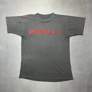 Vintage 80s Powell Peralta Single Stitch Thrashed Skate Tee T Shirt - Picture 1 of 9
