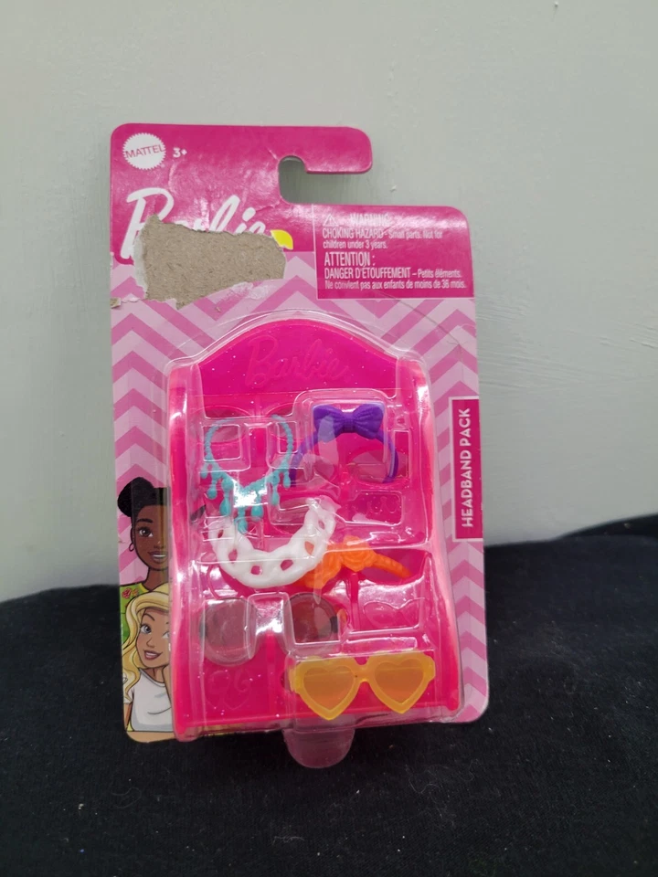 Barbie Fashion Accessory Headband Pack Tall & Curvy Barbie Necklace Sunglasses