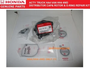 HONDA ACTY TRUCK HA4 VAN HH4 4WD Distributor Cap & Rotor & O-ring Repair Kit JDM - Picture 1 of 9