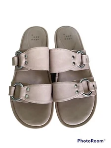 A New Day Platform Buckle Sandal Nude Size 8.5 - Picture 1 of 3