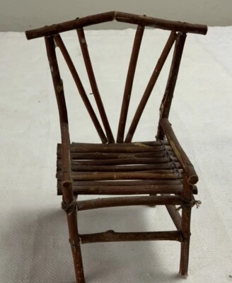 Винтажный маленький стул-веточка, примитив - Изображение 1 из 4