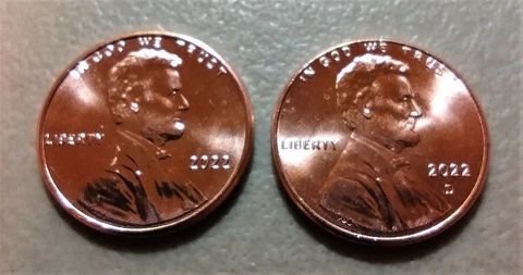 BRAND NEW 2022 P & D Lincoln Cent Set With Fast Free Insured Same Day Shipping Cover