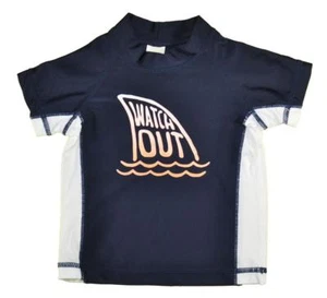 Osh Kosh B'gosh Infant Boys S/S Navy Rashguard Top Size 9M - Picture 1 of 1