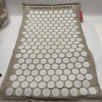 Harmonic Alchemy $120 Acupressure Mat For Back Pain Muscle Relief Bed Of Nails - Image 1 of 4