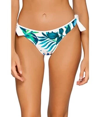 Sunsets L87317 Womens Seascape Lula Reversible Side Tie Bikini Bottom Size M - Image 1 of 3