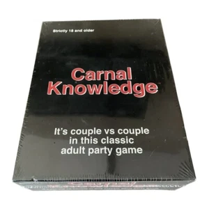Nuovo con scatola Carnal Knowledge classico gioco per feste per adulti (nuovo in confezione) MATURO 18+ sigillato - Foto 1 di 3