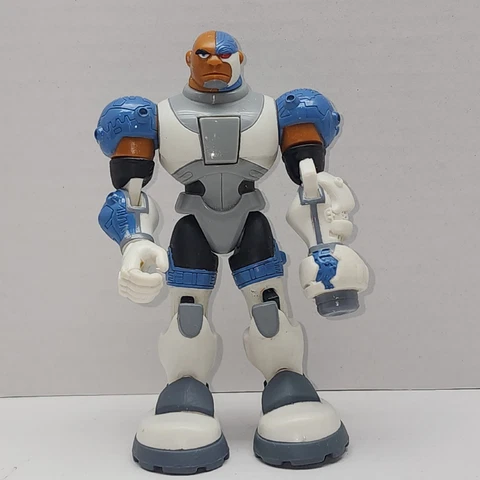 Teen Titans Action Power Sound Cyborg Action Figure Bandai 2003 Boo-Yah! Cover