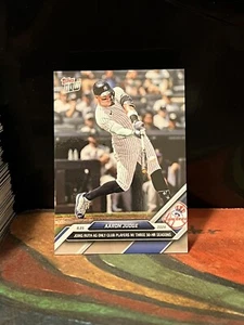 2024 MLB Topps NOW 594 AARON JUDGE JOINS RUTH 3RD 50 HR YEAR NEW YORK YANKEES - Bild 1 von 1