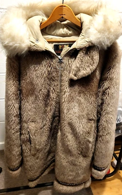 Hansa-Branta Stearns  Faux Fur Hooded Parka Men's Size S. - Image 1 of 2