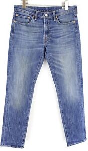 LEVI's 511 Jeans Men's W32/L32 Slim Fit Zip Fly White Oak Cone Denim Faded