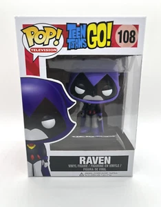 Funko POP Teen Titans Go Raven 108 Purple Vaulted - Picture 1 of 10