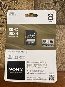 Sony 8GB SDHC UHS-I  Memory Card