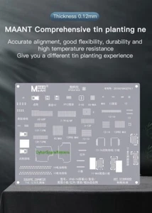 iPhone LCD BGA IC Reballing Stencil Sceen IC ReWork iPhone 6-14 Series MaAnt UK - Picture 1 of 8