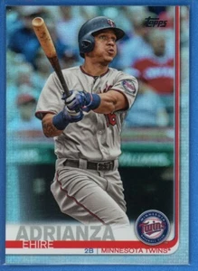 2019 Topps Series 2 Rainbow Foil Parallel #608 Ehire Adrianza Minnesota Twins - Picture 1 of 2