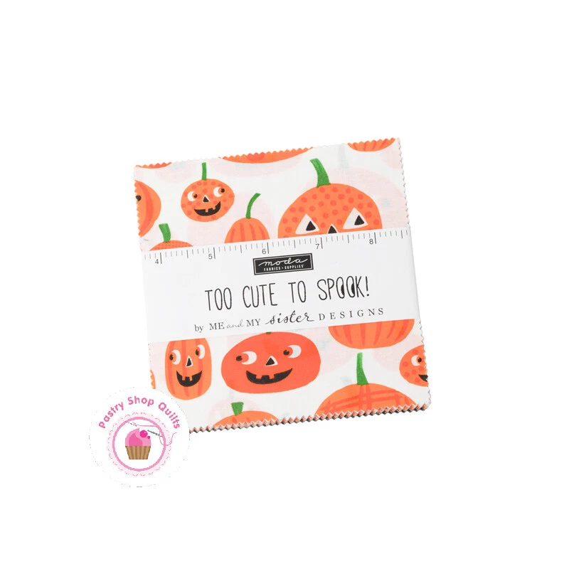 Moda TOO CUTE TO SPOOK Me & My Sister CHARM PACK 42- 5" Quilt Fabric 5" squares  - Image 1 of 4