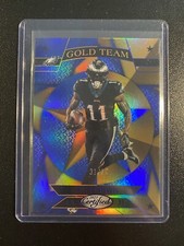 2023 Panini Certified AJ Brown Gold Team Blue Mirror /75 Eagles #GT-14