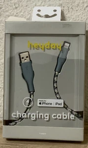 ๐ Heyday 4ft Charging Cable For iPhone / iPad NEW - Picture 1 of 3