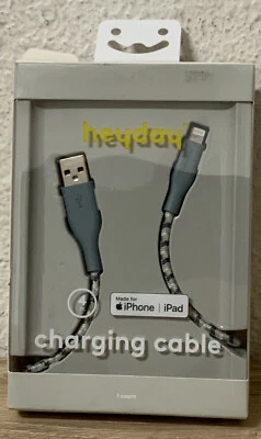 📀 Heyday 4ft Charging Cable For iPhone / iPad NEW - Image 1 of 3
