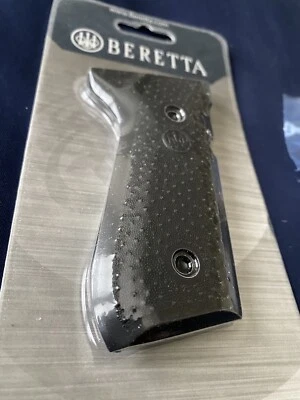 BERETTA OEM FACTORY RUBBER PISTOL GUN GRIPS 92F 92FS M9 NEW ($49 RETAIL PRICE) - Image 1 of 3
