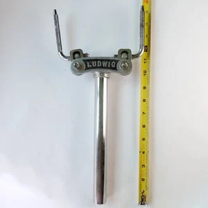 Ludwig "BLOCK Letter" 1.Gen.Super Classic Double Tom L-Arm Drum Mount Bass Post - Bild 1 von 4