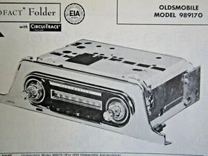 Oldsmobile 989170 1959 radio fotofact - Imagen 1 de 1