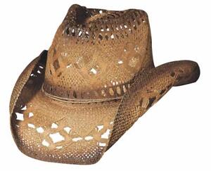 NEW Bullhide Hats 2355Br Run A Muck Collection Scorched S-M Beige Cowboy Hat
