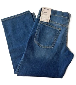 Boy's Sonoma Straight Leg Flexwear Jeans Size 8 Husky NEW - Picture 1 of 5