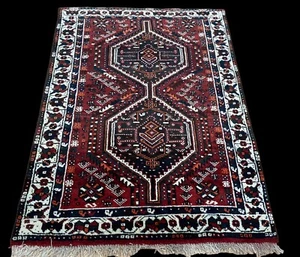 Hand-knotted area Rug 3’X5’, Shira z Caucasian, 100% wool, never been used - Picture 1 of 12