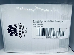 Creed Love in Black Eau de Parfum 1.7ml x 10 Sample Spray - Picture 1 of 2