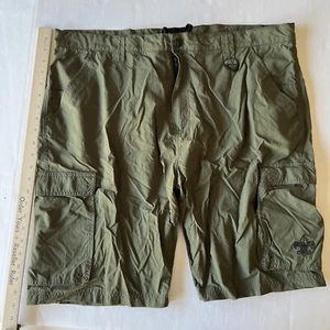 Boy Scouts Of America Centennial Uniform Cargo Shorts Men's XL Green Mesh Lined - Picture 1 of 7