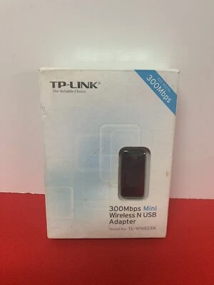 TP-Link 300 Mbps Mini Wireless N USB AdapterTL-WN823N  New/Old Stock - Image 1 of 4