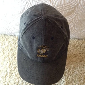 Vintage Eagle Crest USMC verstellbare Mütze; hergestellt in den USA, offizielle militärische Ausrüstung, Semper Fi - Bild 1 von 6