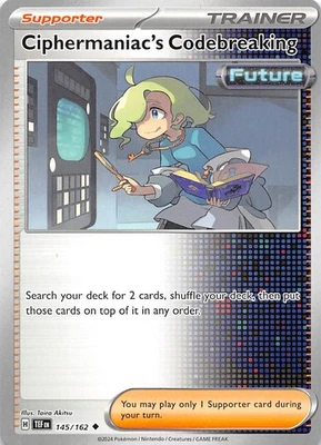 Ciphermaniac's Codebreaking 145/162 SV05 Temporal Forces Pokemon 009062 - Image 1 of 2