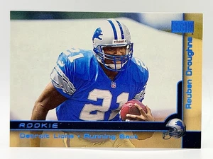 2000 Skybox Blue #242 Reuben Droughns RC 525/2000 Detroit Lions - Picture 1 of 2