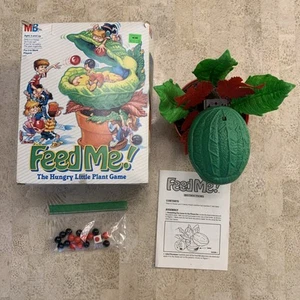 1987 Feed Me! The Hungry Little Plant Game Milton Bradley Little Shop Of Horrors - Picture 1 of 18