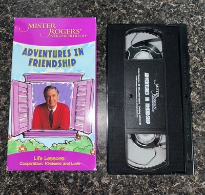 Mister Rogers Adventures in Friendship VHS Tape 2005 Late Release Rare OOP Vtg - Image 1 of 4