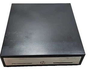 NCR 2177-3000-9090 Cajón de efectivo 16" 24V RET negro con frente de acero (sin bandeja/llave) - Imagen 1 de 5