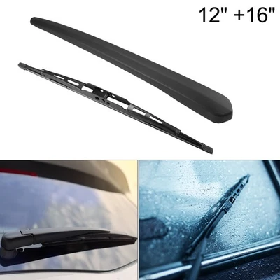 1 conjunto de lâminas de limpador de para-brisa traseiro 12” 16" para Cadillac SRX 10-16 CTS 2010-2014 - Imagem 1 de 4