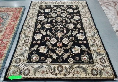 Tapete de encadernação danificado BLAK / IVRY 5'-3" x 7'-6" preço reduzido 1172775314 LNH316B-5 - Imagem 1 de 4