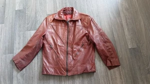 Vintage Saxony Leather Coat Jacket Womens See Images For Measurements - Picture 1 of 8