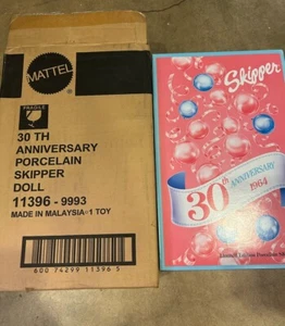 Mattel 30th Anniversary 1964 Limited Edition Porcelain Skipper Doll NIB - Picture 1 of 1