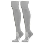MK Socks Extreme Over the Knee Sports Socks - Silver Grey