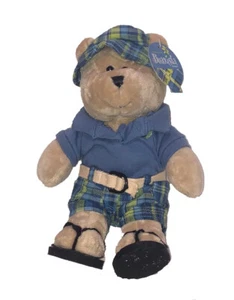 Starbucks Bearista #63 2007 Tourist Bear w/Shorts, Flip-Flops, Golf Shirt NWT - Picture 1 of 2