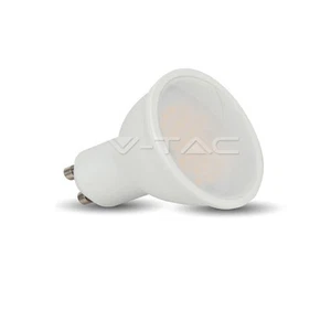 LAMPADINA A LED V-TAC GU10 7W V-TAC 500 LUMEN PER FARETTI LUCE NATURALE-FREDDA - Picture 1 of 1