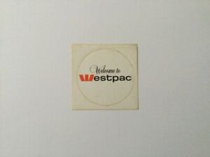 Sticker - Welcome to Westpac 