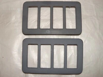 1971 1972 Pontiac Catalina Bonneville Grandville NOS Cornering Lamp Bezels PAIR - Image 1 of 4