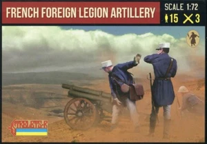 STRELETS MINIATURES 1/72 - 290 French Foreign Legion Artillery - Limited - Foto 1 di 1