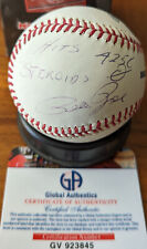 Pete Rose Signed Official MLB Baseball - Hits 4256 Steroids 0 Global Authentics