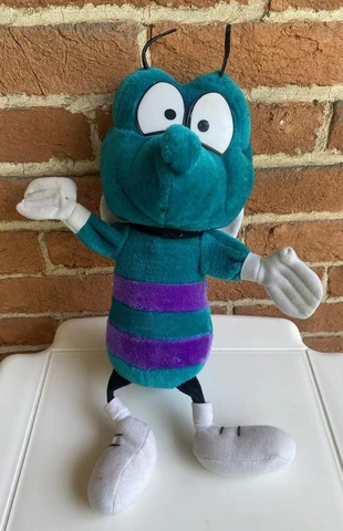 Charlotte Hornets Hugo the Hornet Mascot NBA Plush Vintage Liberty toy 1994 10” Cover